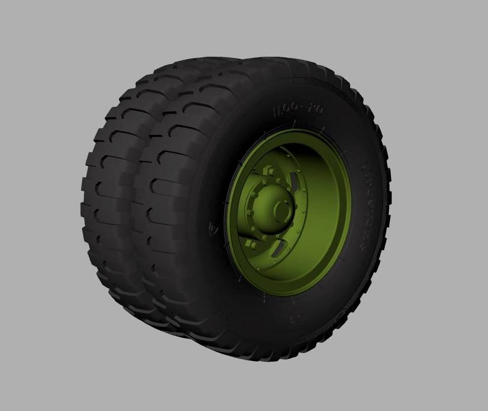 Panzer Art RE35-566 M54 road wheels (Firestone combat pattern) 1/35 – image 2
