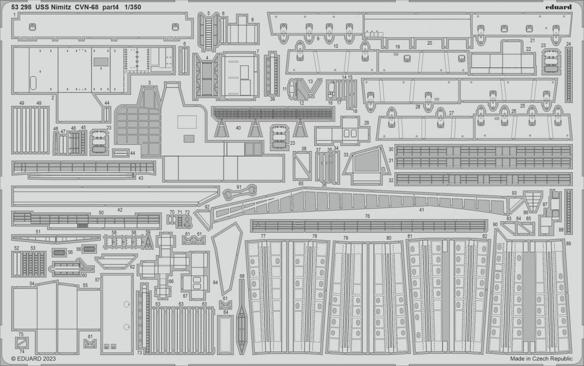Eduard BIG5370 USS Nimitz CVN-68 PART II TRUMPETER 1/350 – image 2