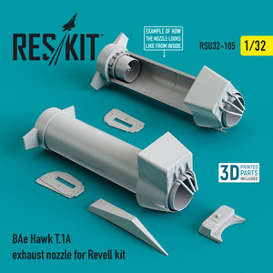 RESKIT RSU32-0105 BAE HAWK T.1A EXHAUST NOZZLE FOR REVELL KIT 1/32