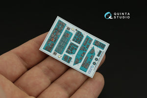 Quinta Studio QD48382 Mi-8MT 3D-Printed &amp;amp; colored Interior on decal paper (Trumpeter) 1/48 – immagine 6