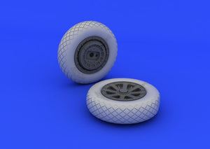 Eduard 632052 F4U-1 wheels diamond pattern 1/32 Tamiya – obrázek 2