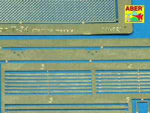 Aber 35G08 Grille covers for russian tank T-34 1/35 – Bild 2