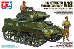 Tamiya 35312 US Howitzer Motor Carriage M8 Awaiting Orders Set (w/3 Figures) (1/35) – image 2