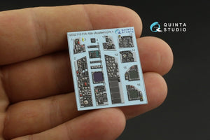 Quinta Studio QD32110 F/A-18A 3D-Printed &amp;amp; colored Interior on decal paper (Academy) 1/32 – image 3