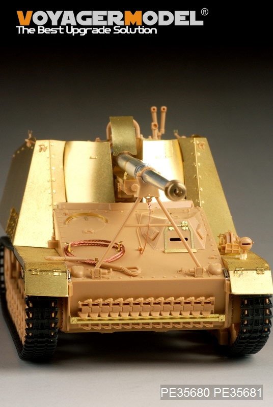 Voyager Model PE35680 WWII German Sd.Kfz. 164 Nashorn B ver include Gun barrel (For TAMIYA 35335) 1/35 – obrázek 5