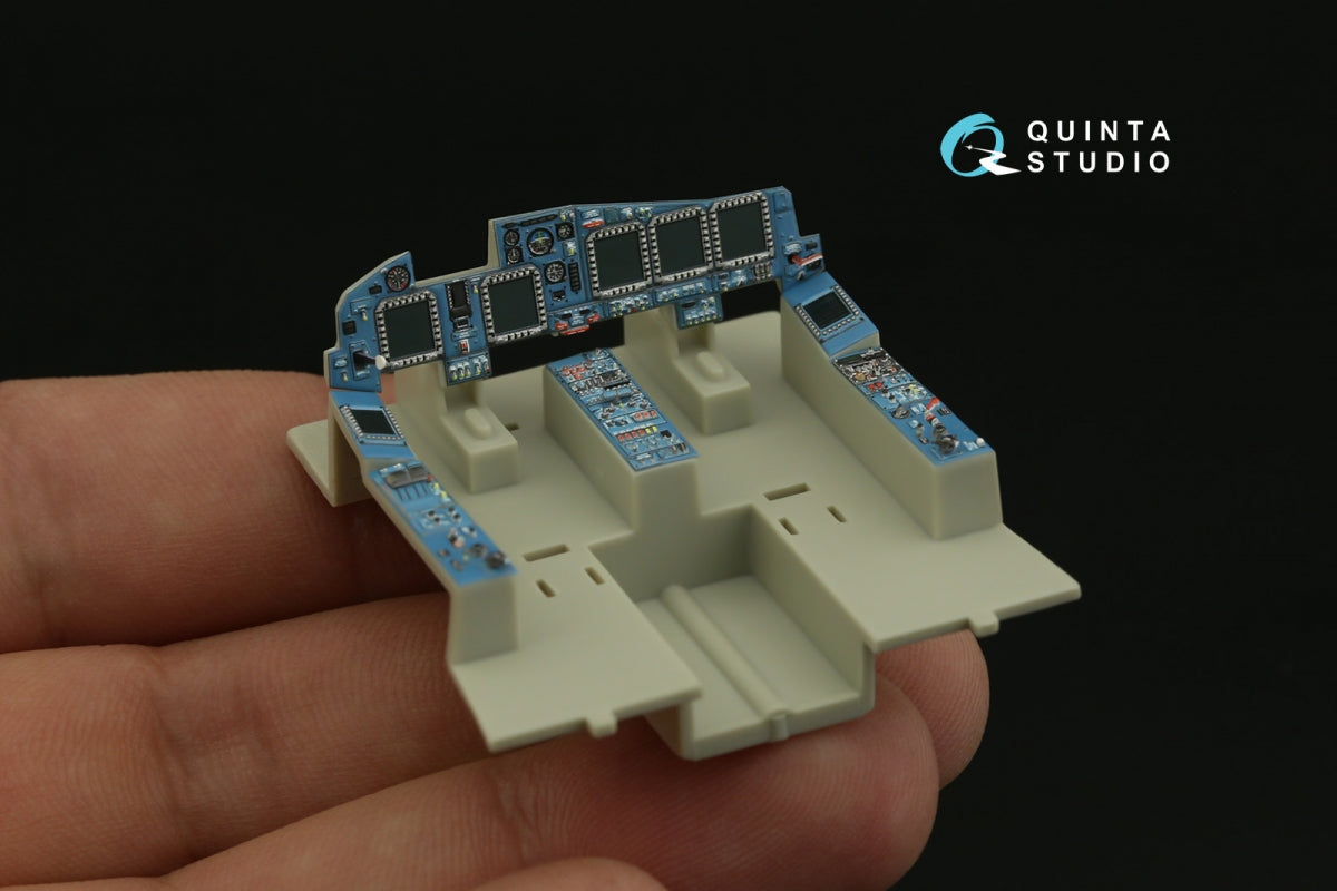 Quinta Studio QDS-48018 Su-34 3D-Printed colored Interior on decal paper (KittyHawk) (Small version) 1/48 – obrázek 9