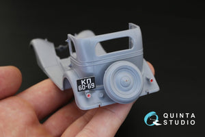 Quinta Studio QD35006 GAZ-M1 3D-Printed &amp;amp; colored Interior on decal paper (for Zvezda kits) 1/35 – obrázek 5