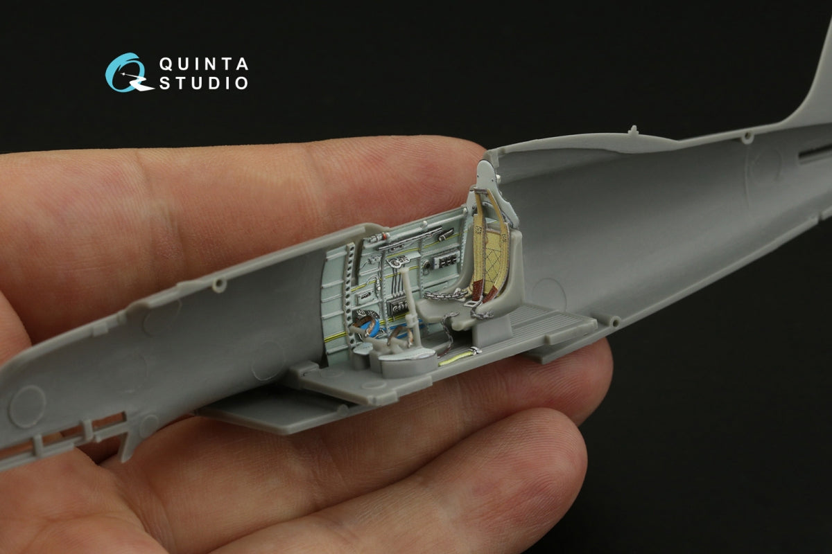 Quinta Studio QD48391 Macchi C.205 Veltro 3D-Printed &amp;amp; colored Interior on decal paper (Hasegawa/Italeri) 1/48 – image 10