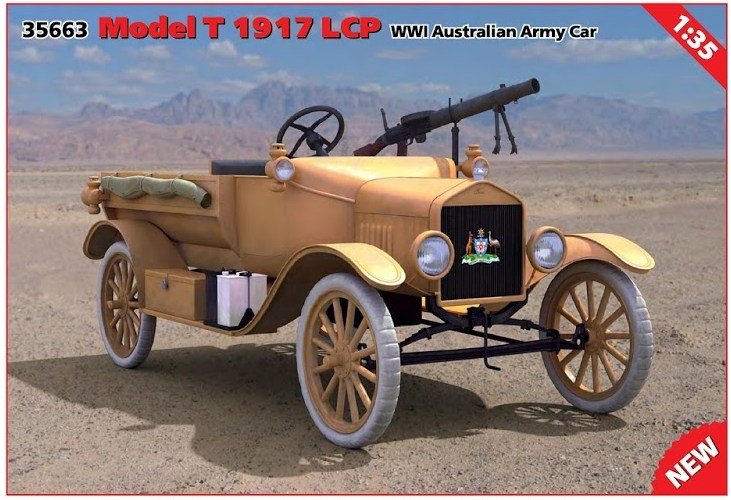 ICM 35663 Modèle T 1917 LCP Voiture de l'armée australienne de la Première Guerre mondiale 1/35