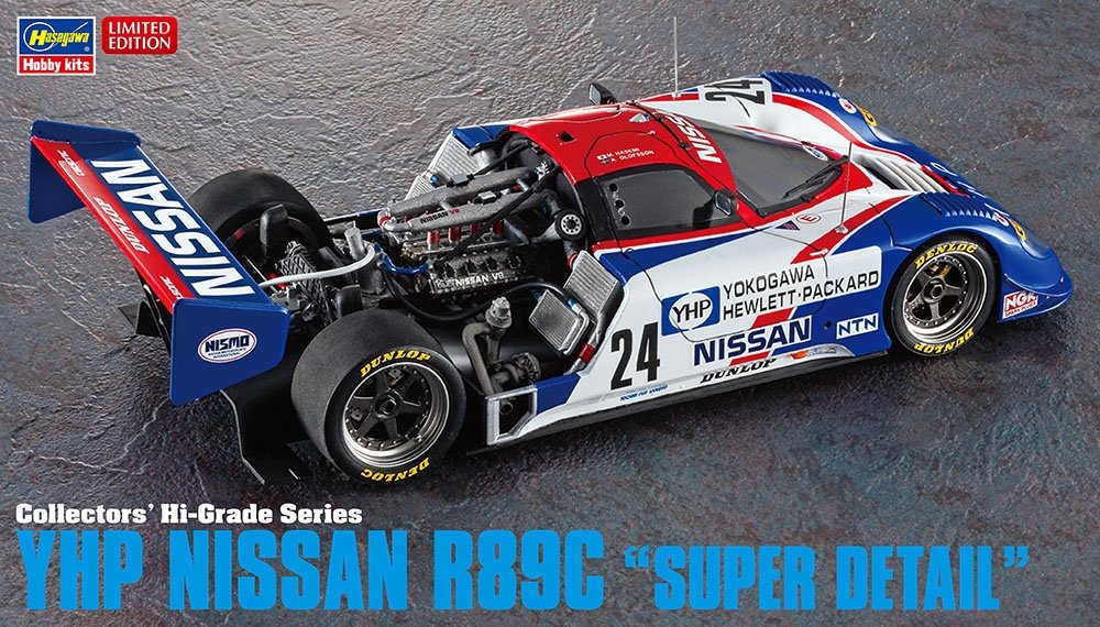 Hasegawa CH54 Collectors' Hi-Grade Series YHP Nissan R89C "Super Detail" 1/24