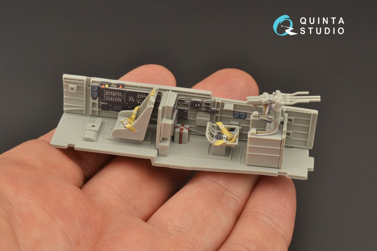 Quinta Studio QD48207 Ju 87D/G 3D-Printed &amp;amp; colored Interior on decal paper (Italeri) 1/48 – image 5