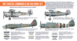 Hataka HTK-CS49 ORANGE LINE – RAF Coastal Command &amp;amp; RN FAA paint set 6x17ml – immagine 3