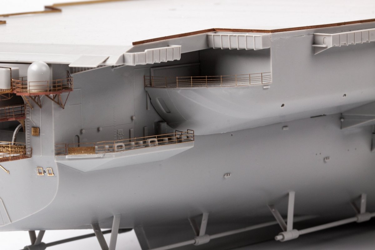 Eduard 53283 USS Constellation CV-64 part 3 - railings &amp;amp; safety nets TRUMPETER 1/350 – image 8