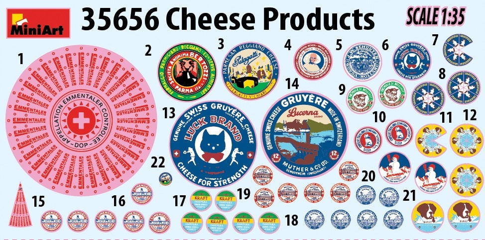 MiniArt 35656 CHEESE PRODUCTS 1/35 – Bild 2