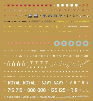 HobbyDecal AL48011V1 Sea Harrier FA.2 1/48 – obrázek 4