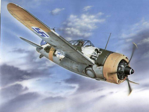 Specjal Hobby 32004 239 Buffalo Taivaan Helmi over Finland 1/32