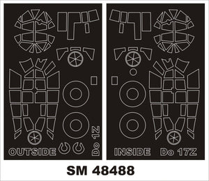 Montex SM48488 Do-17Z ICM 1/48