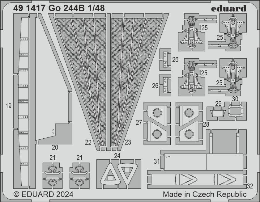 Eduard 491417 Go 244B ICM 1/48 – image 2
