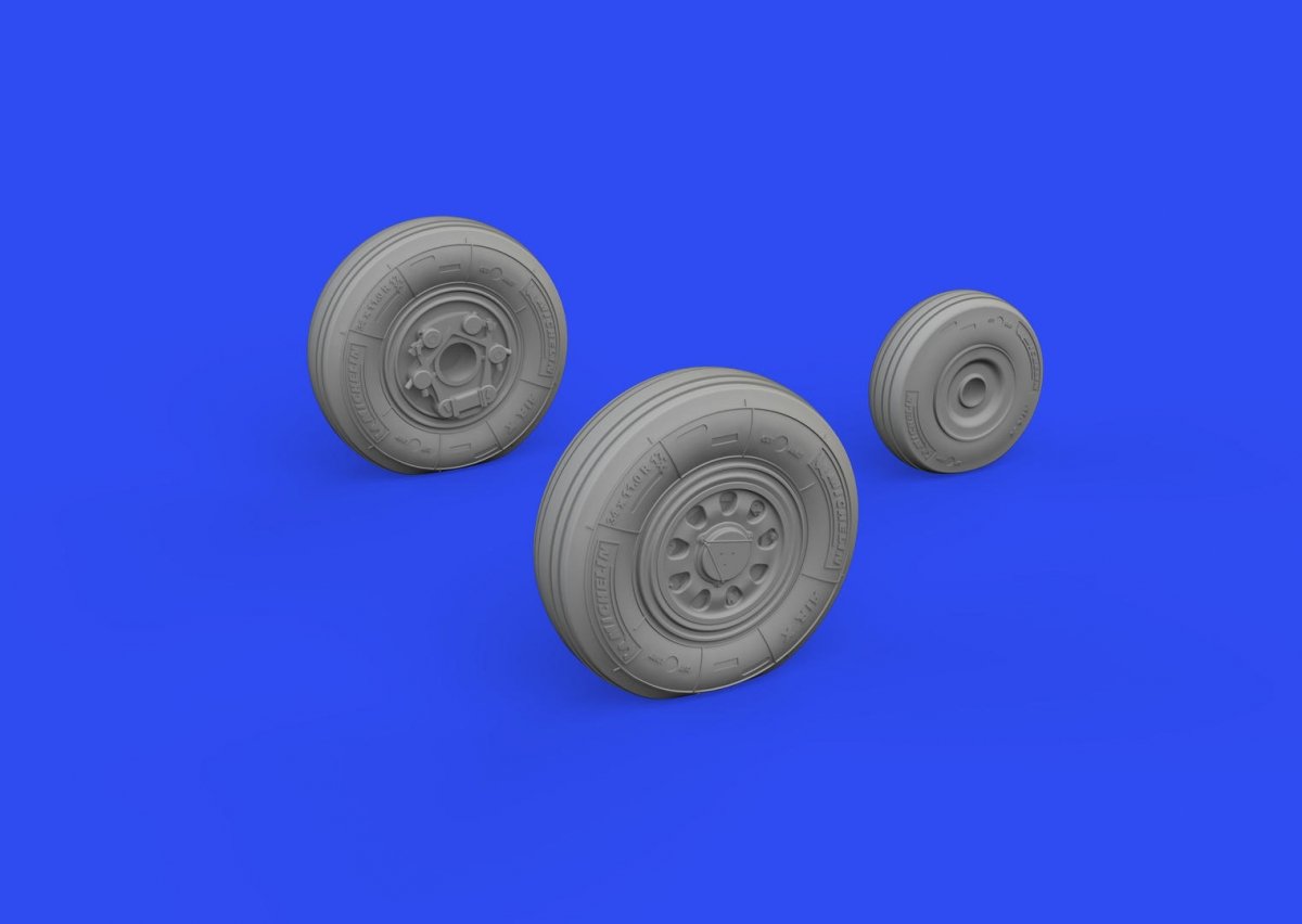 Eduard 648819 F-35B wheels ITALERI 1/48 – obrázek 2