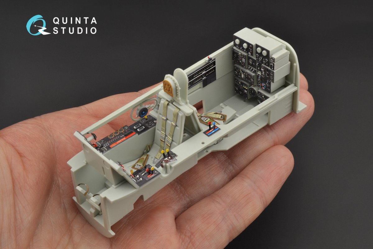 Quinta Studio QD32093 He 219 3D-Printed &amp;amp; colored Interior on decal paper (Revell) 1/32 – Bild 6