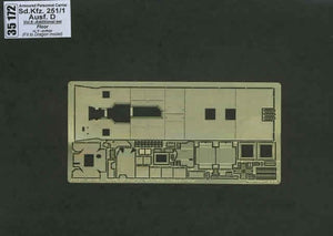 Aber 35172 Sd.Kfz. 251/1 Ausf.D. part 6 floor (DRA) (1/35)