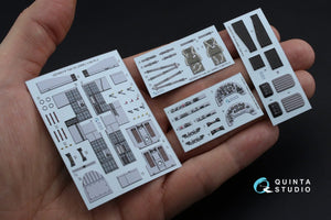 Quinta Studio QD48019 Yak-52 3D-Printed &amp;amp; colored Interior on decal paper (ARK) 1/48 – Bild 3