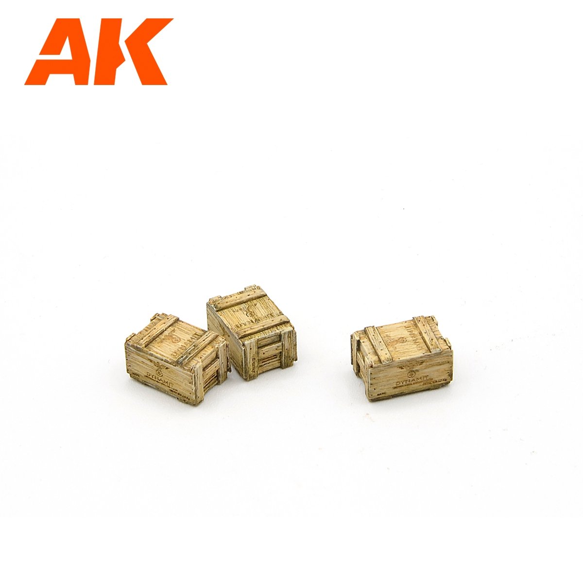 AK Interactive AK8229 LASER CUT WOODEN BOX 002 DYNAMIT (8 UNITS) 1/35 – obrázek 5