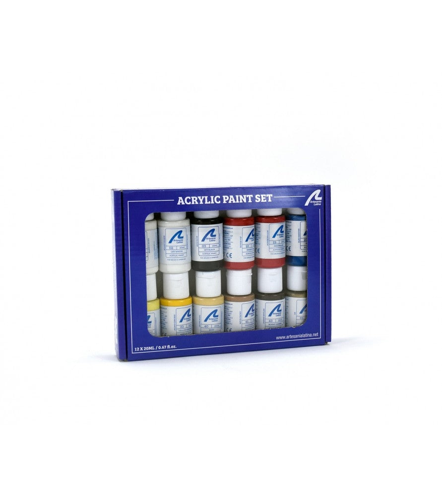 ARTESANIA LATINA 277PACK22 Zestaw farb akrylowych 12x20 ml - Santa Ana Trafalgar Edition
