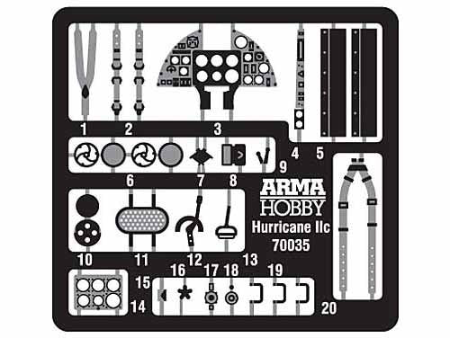 Arma Hobby 70042 Hurricane Mk II b/c Expert Set 1/72 – Bild 15
