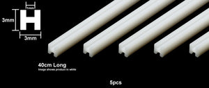 Tamiya 70206 Plastic Profile H 3mm Transparent