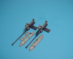 Aires 7095 Ju 87G 2 x 3.7 cm Bordkanone pods 1/72 HASEGAWA