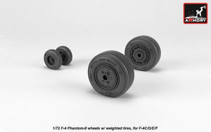 Armory Models AW72329 F-4 Phantom-II wheels w/ weighted tires, mid 1/72 – image 3