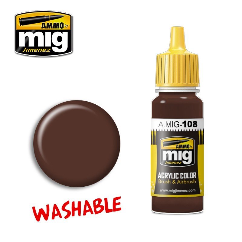 MUNITIONS de Mig Jimenez 0108 BOUE LAVABLE