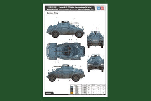 Hobby Boss 83815 German Sd.Kfz.222 Leichter Panzerspahwagen (1st Series) 1/35 – image 2