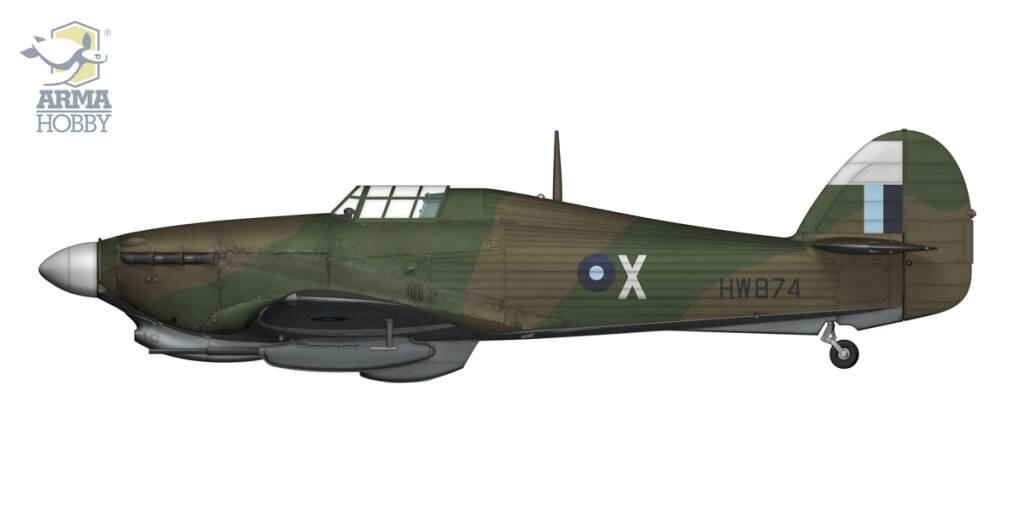 Arma Hobby 70062 Hurricane Mk II D 1/72 – image 14
