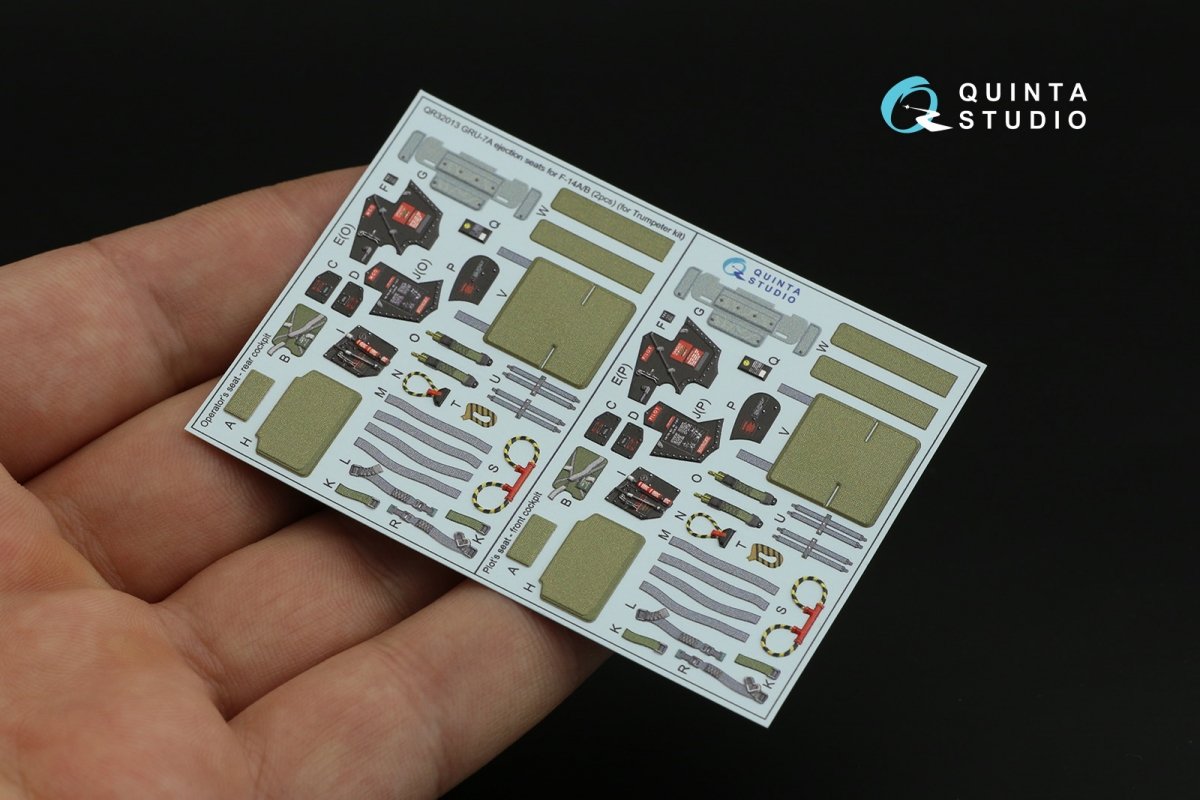 Quinta Studio QR32013 GRU-7A ejection seats F-14A/B (2 pcs) ( Trumpeter ) 1/32 – image 12