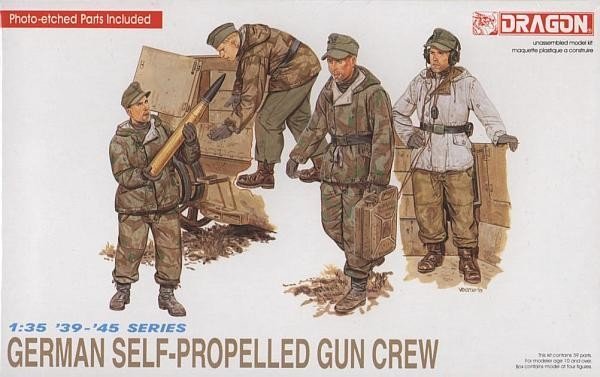 Dragon 6016 German SPGun Crew (1/35)