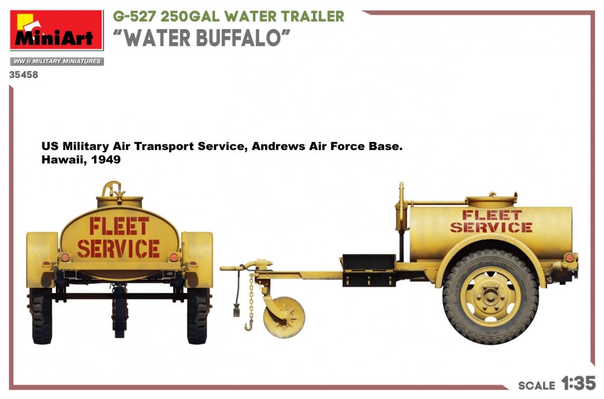 MiniArt 35458 G-527 250GAL WATER TRAILER “WATER BUFFALO” 1/35 – Bild 3