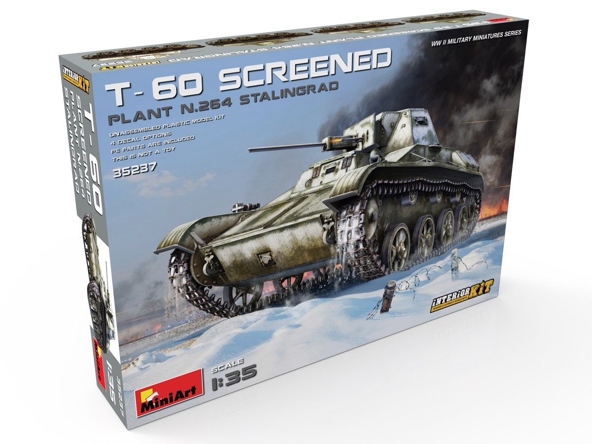 MiniArt 35237 T-60 SCREENED (PLANT NO.264 STALINGRAD) INTERIOR KIT 1/35 – image 2