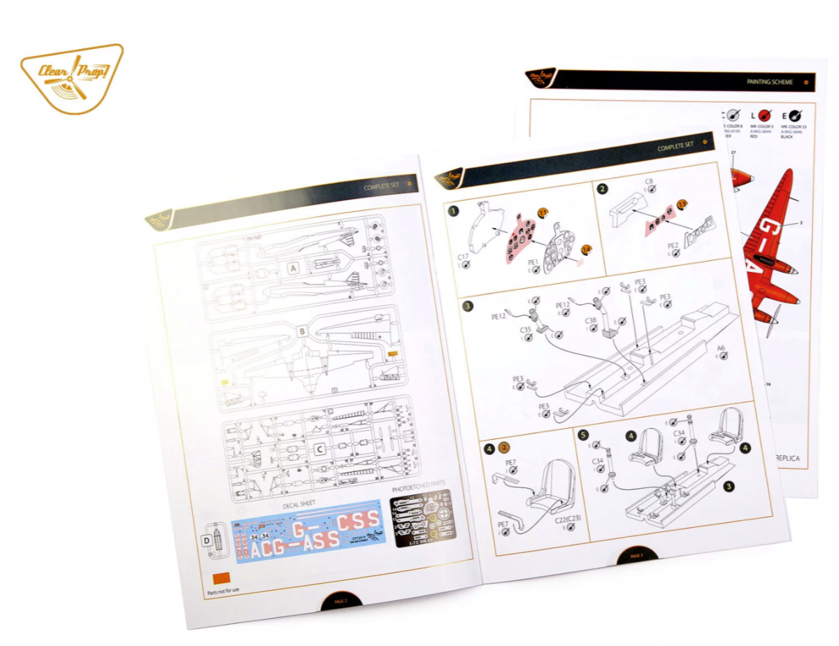 Clear Prop! CP72019 DH.88 COMET ADVANCED KIT 1/72 – image 14