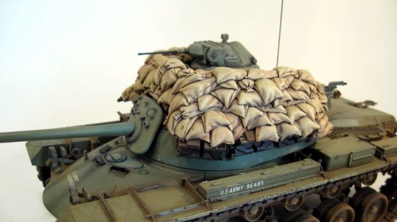 Panzer Art RE35-281 Blindage sable et écrans en bois pour chars M48 1/35 – image 2