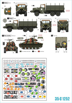 Star Decals 35-C1252 Vietnam #2. ARVN V-100 1 1/35 – Bild 2
