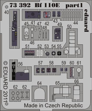Eduard 73392 Bf 110E SA 1/72 AIRFIX – obrázek 2