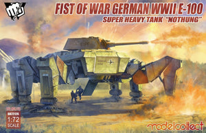 Modelcollect UA72126 Fist of War German WWII E-100 Supper Heavy Tank Nothung 1/72