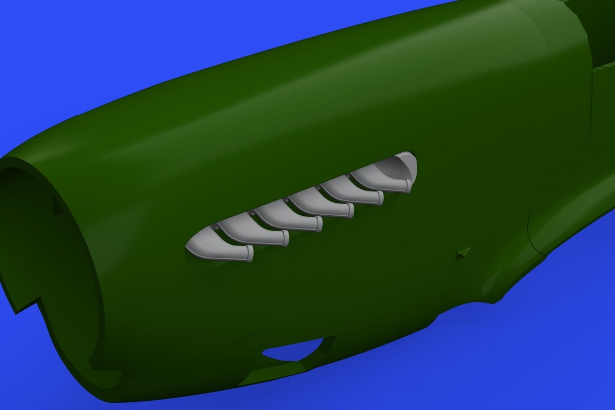 Eduard 648485 P-51D exhaust stacks 1/48 EDUARD – image 3