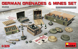 MiniArt 35258 GERMAN GRENADES &amp;amp; MINES SET 1/35