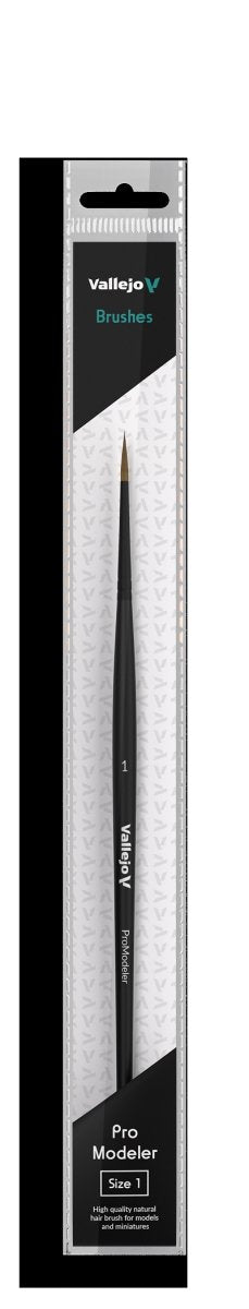 VALLEJO B01001 - Brush - Pro Modeler - Natural Hair Round No. 1