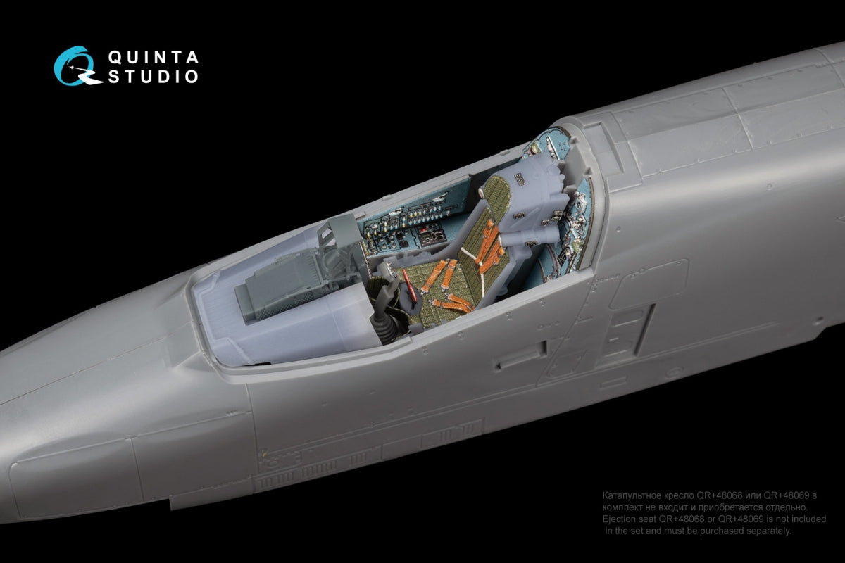 Quinta Studio QD+48438 Su-25SM/SM3 3D-Printed colored Interior on decal paper (Zvezda/Quinta Models/Arma Models) 1/48 – obrázek 10