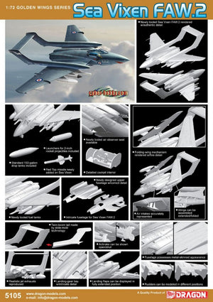 Cyber Hobby 5105 Sea Vixen FAW.2 1/72 – image 2