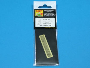 Aber R-03 Numbers and letters (1.0mm) – imagen 3